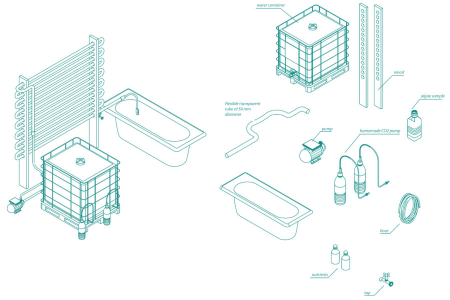 DIY algae bioreactor